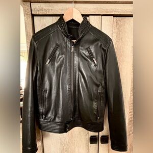 Wilsons Leather custom ladies fitted moto calfskin jacket - flawless